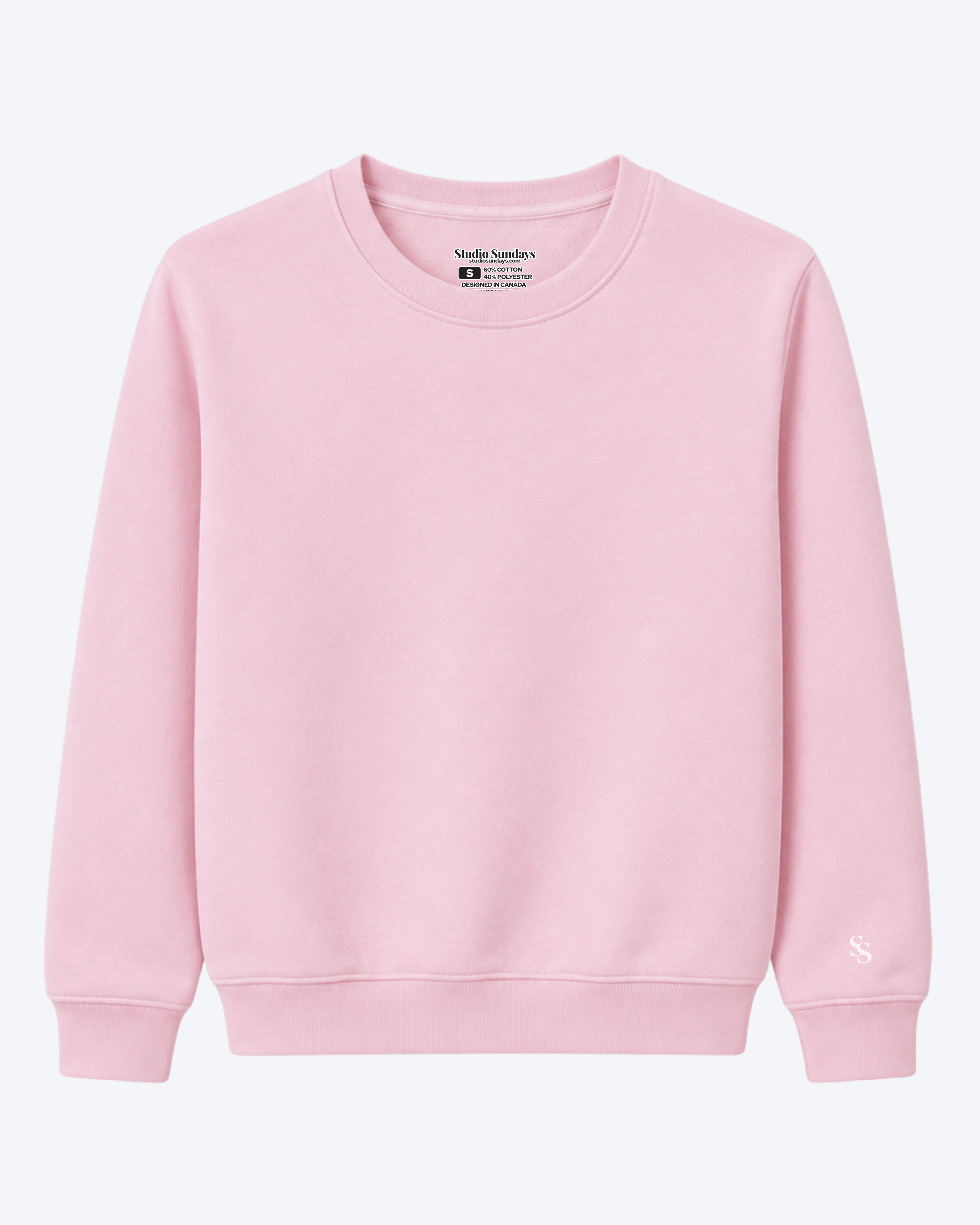 Studio Sundays™ Classic Crewneck Pink