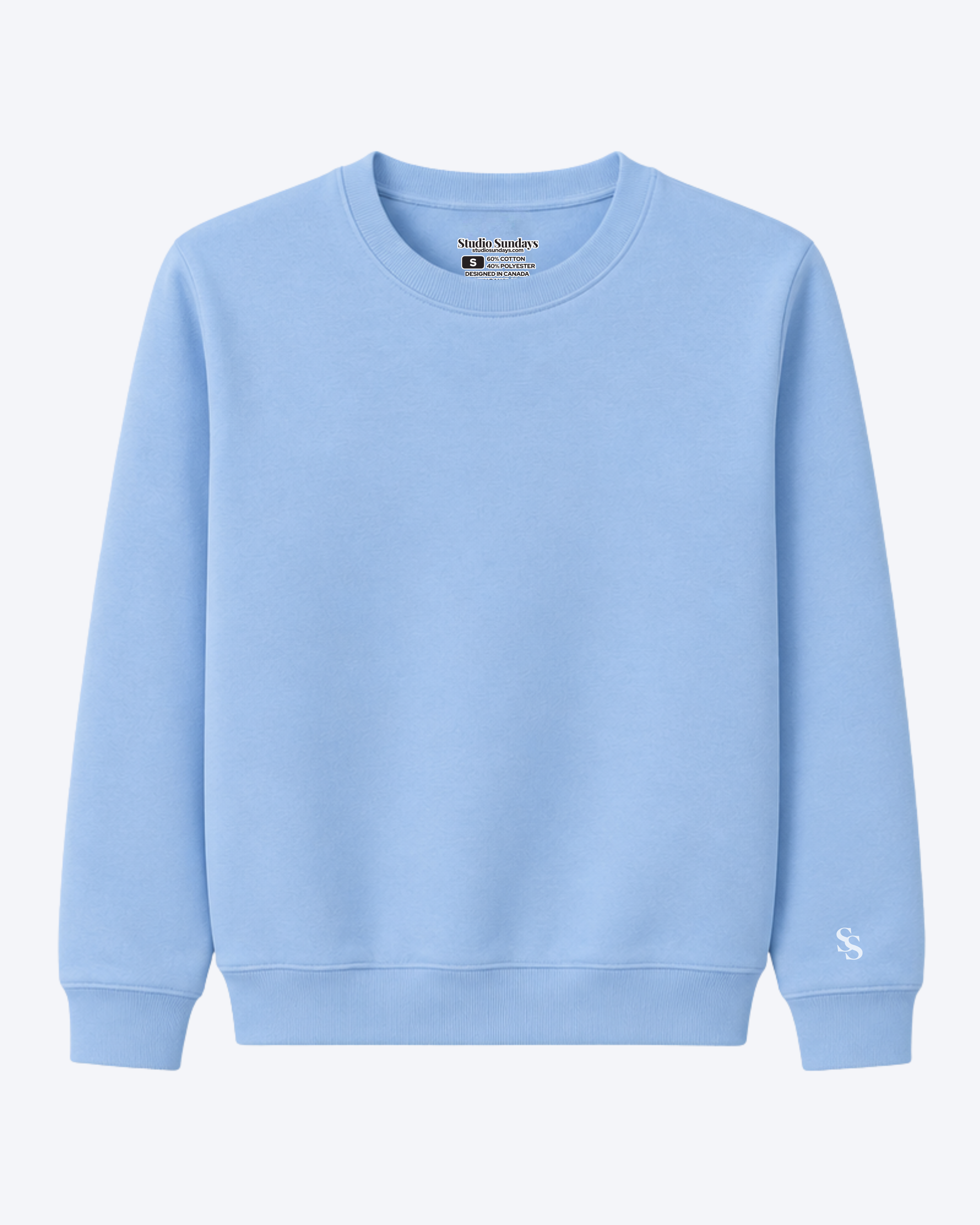 Studio Sundays™ Classic Crewneck Sky Blue