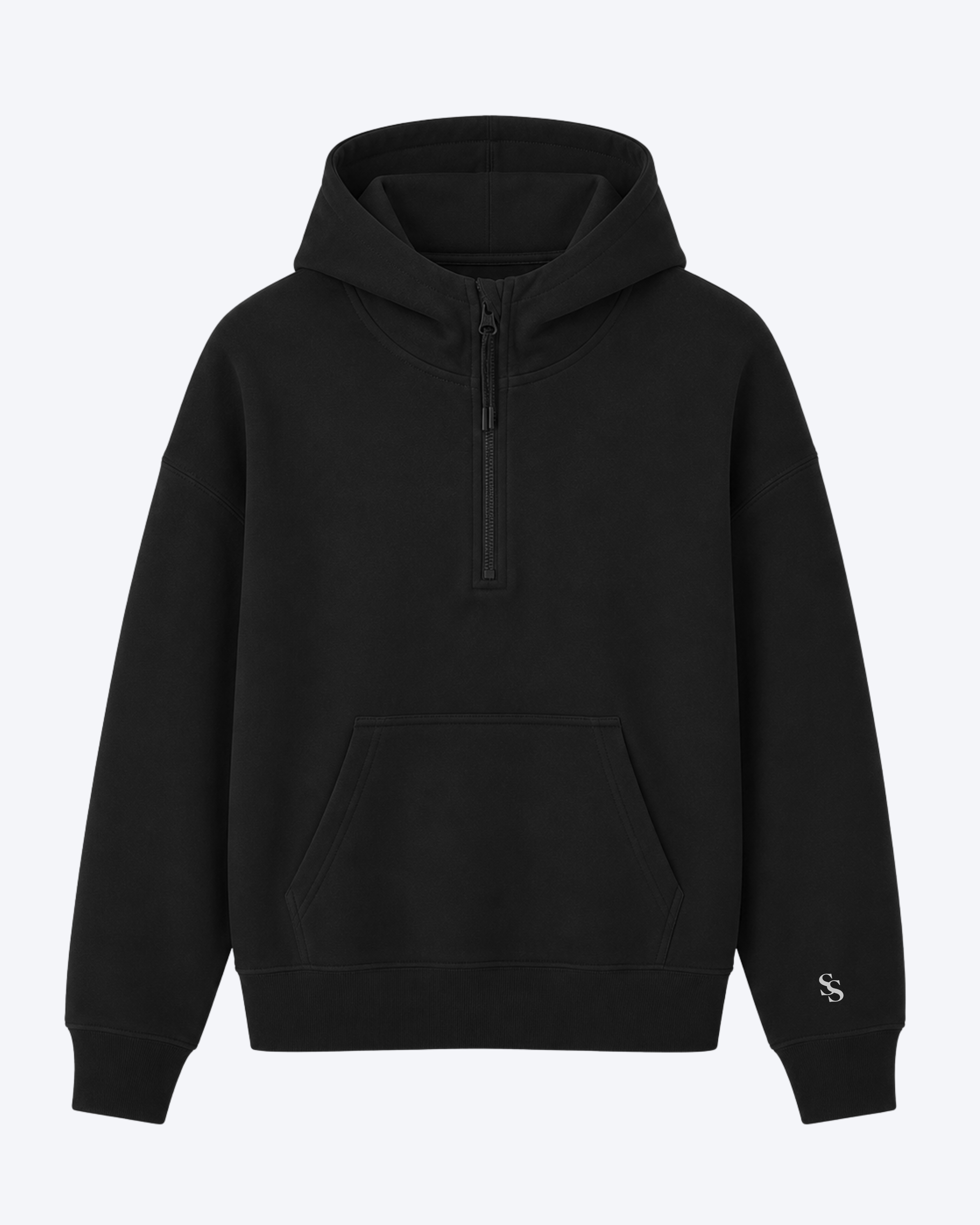 Studio Sundays™ Half-Zip Hoodie Black