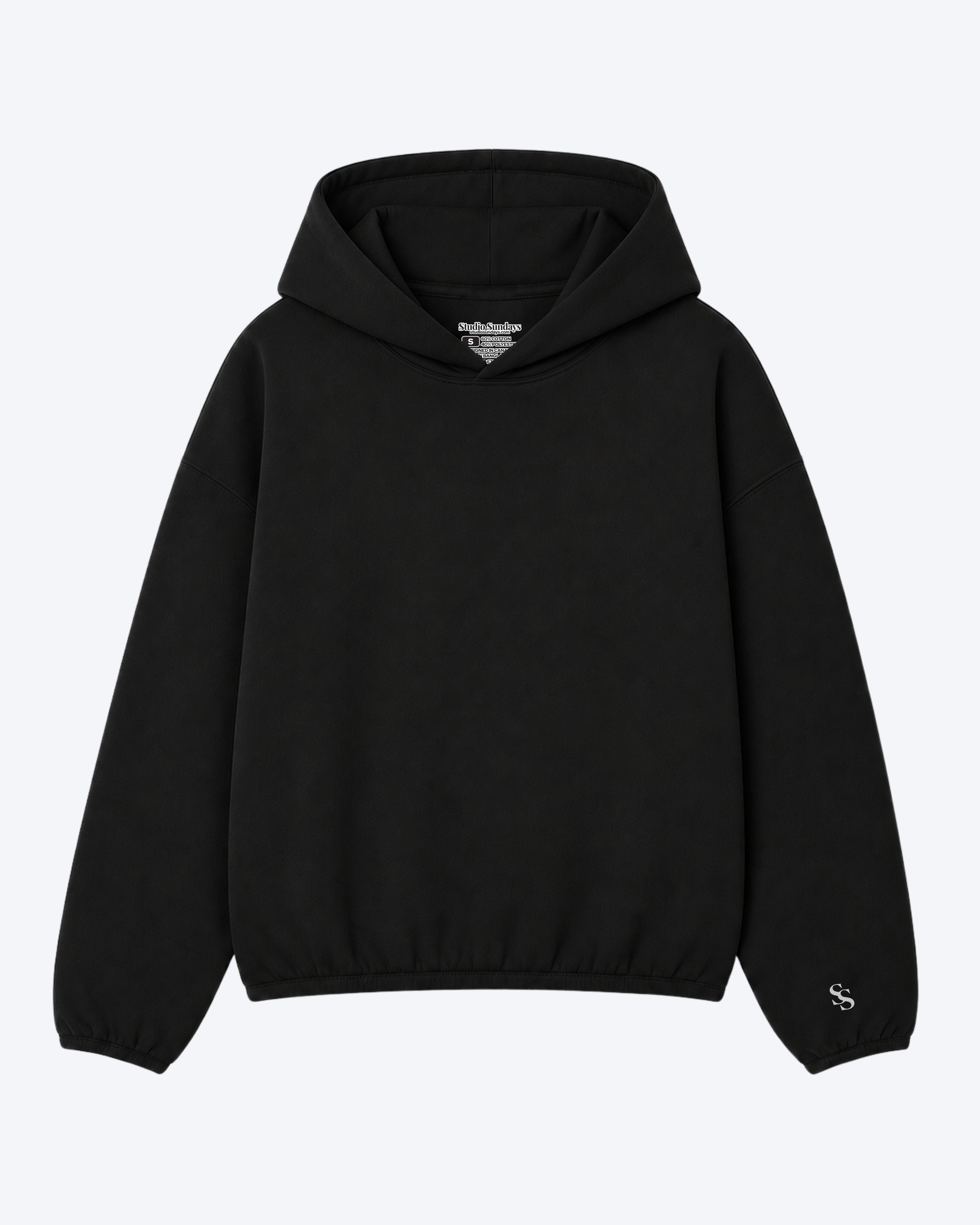 Studio Sundays™ Minimalist Hoodie Black