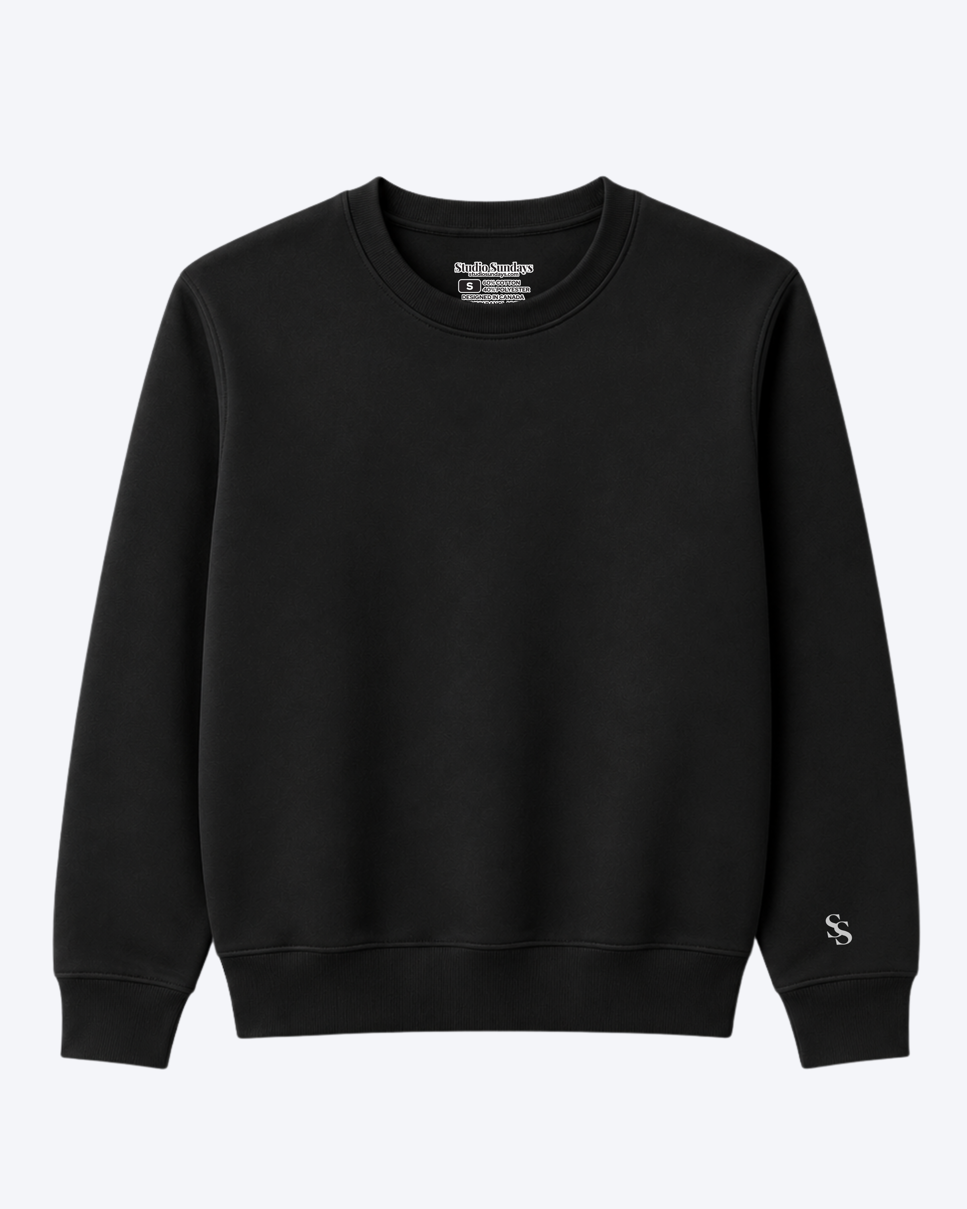 Studio Sundays™ Classic Crewneck Black