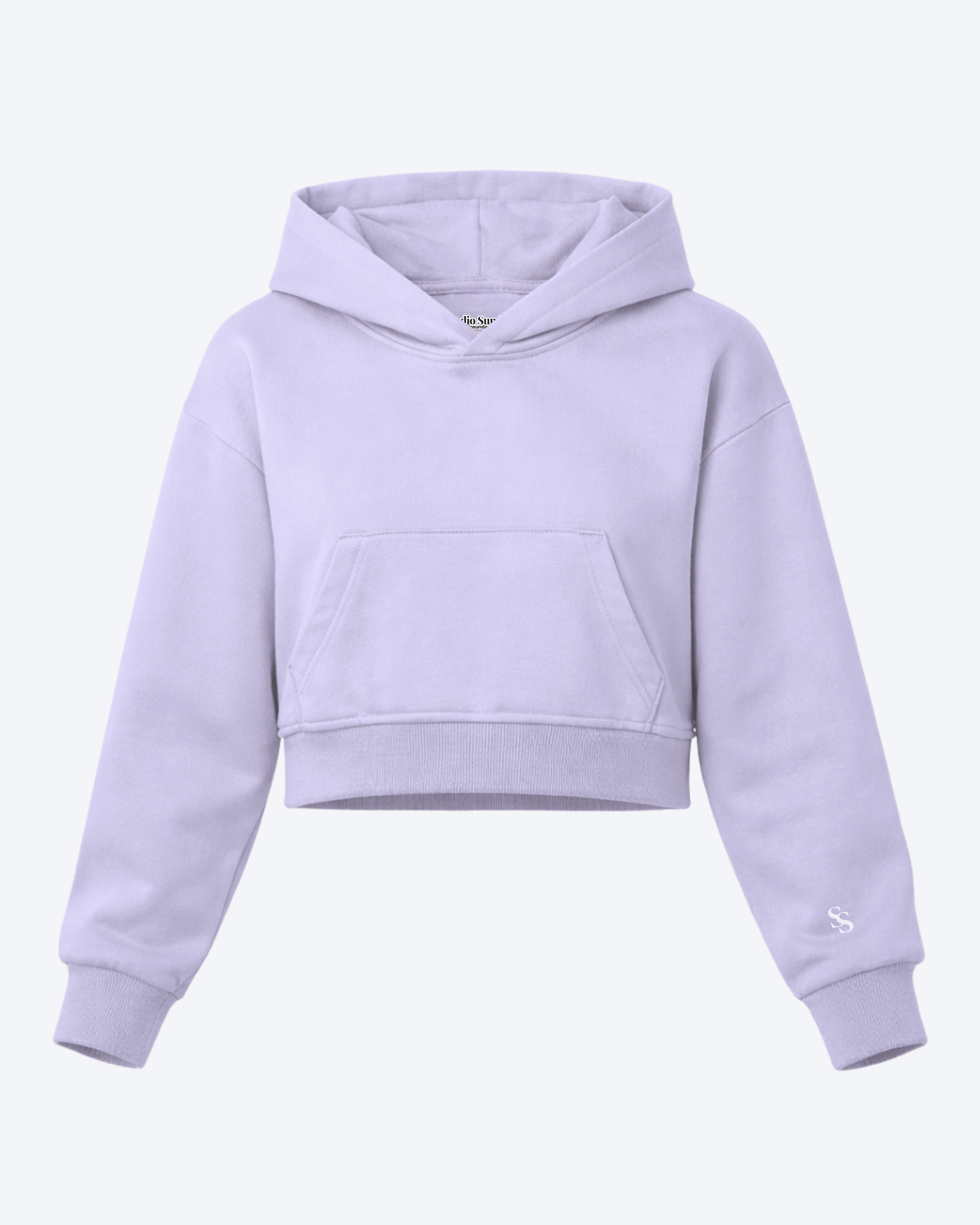 Studio Sundays™ Relaxed Crop Hoodie Lavender